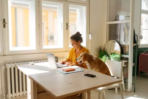 Benefit: Flexibler Arbeitsplatz